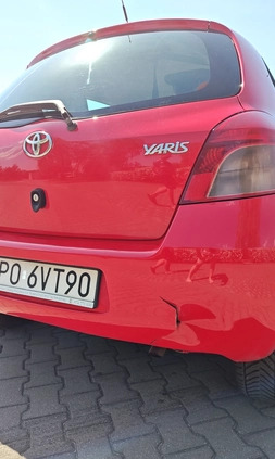 Toyota Yaris cena 9600 przebieg: 173200, rok produkcji 2007 z Poznań małe 106